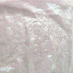 4ft x 9ft Sequin Backdrop Photography - Iridescent White