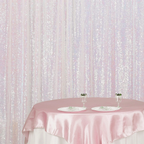 4ft x 9ft Sequin Backdrop Photography - Iridescent White