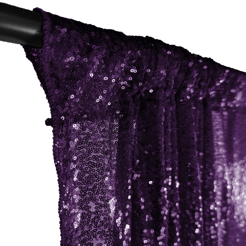 4ft x 9ft Sequin Backdrop Photography - Purple