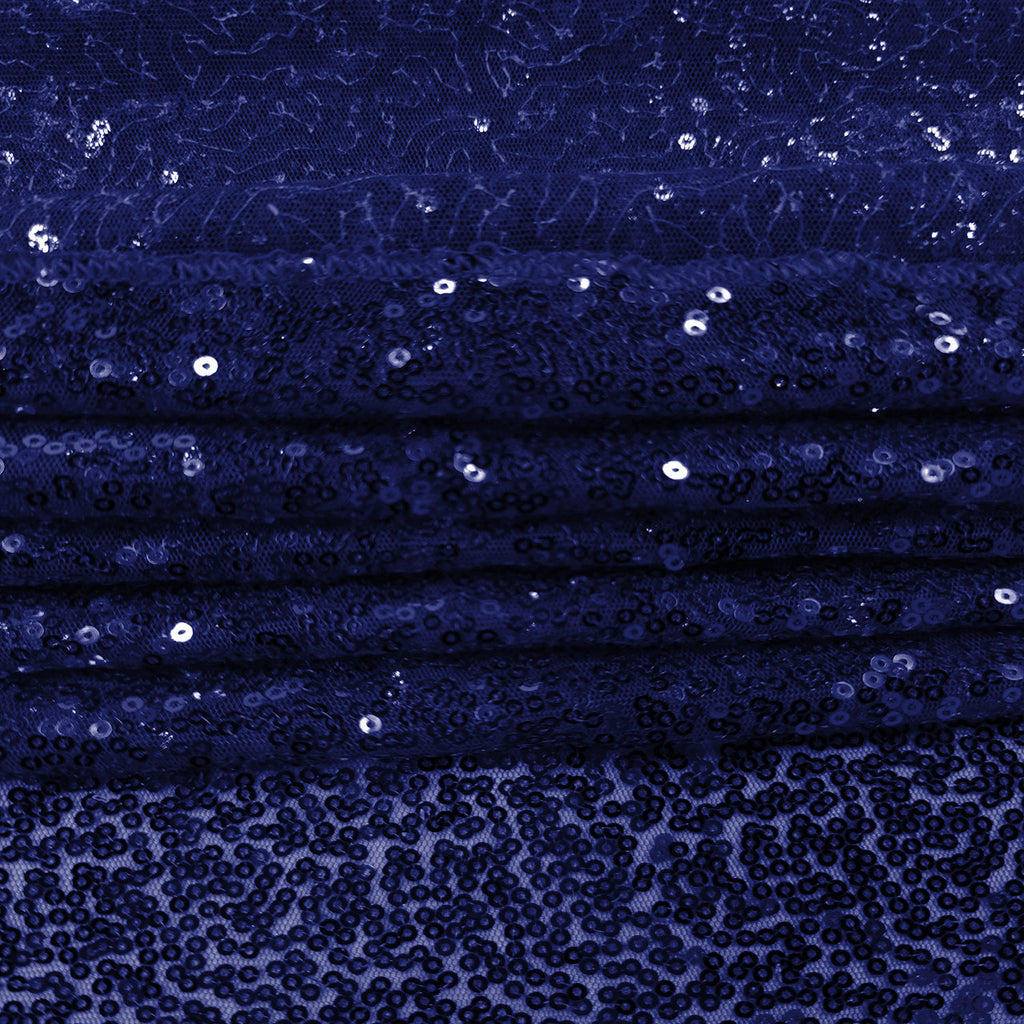 4ft x 9ft Sequin Backdrop Photography - Royal Blue