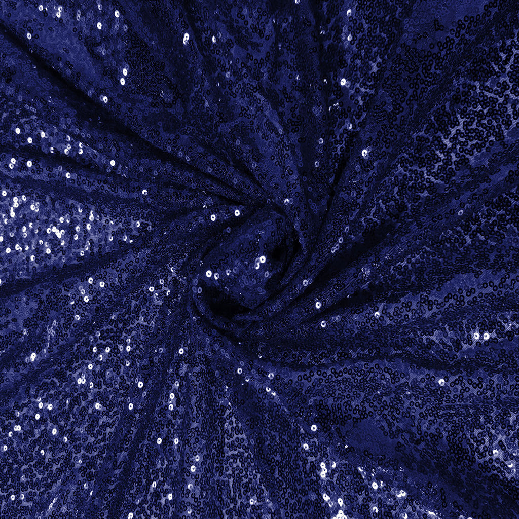 4ft x 9ft Sequin Backdrop Photography - Royal Blue