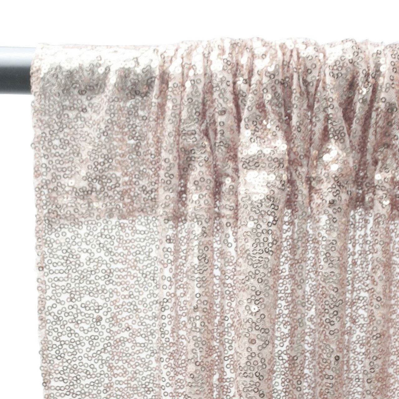 4ft x 9ft Sequin Backdrop Photography - Rose Gold