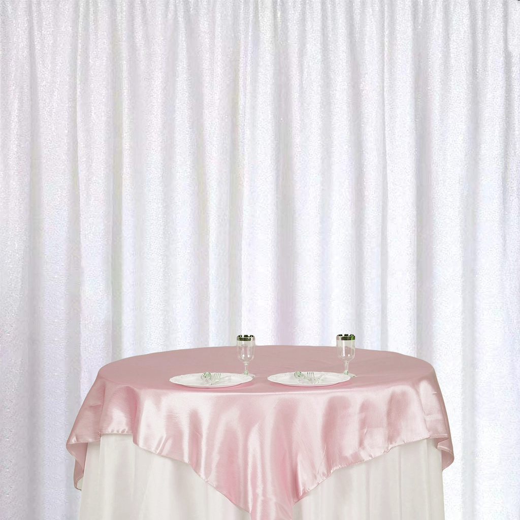 4ft x 9ft Sequin Backdrop Photography - White