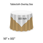 Glitter Sequin Tablecloth Overlay - Royal Blue