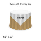 Glitter Sequin Tablecloth Overlay - Royal Blue