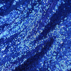 Glitter Sequin Tablecloth Overlay - Royal Blue