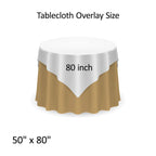 Glitter Sequin Tablecloth Overlay - Royal Blue