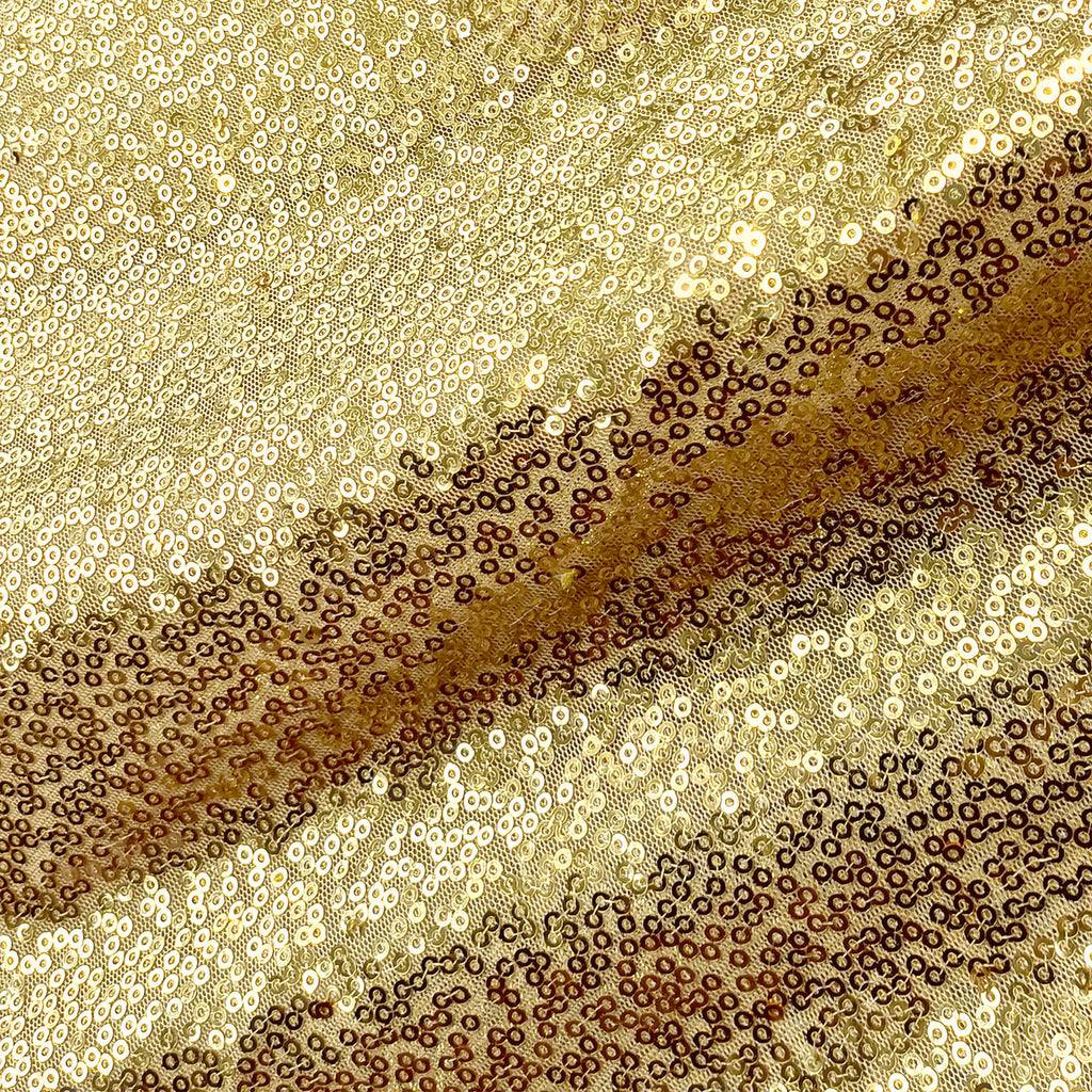Sequin Sparkly Square Tablecloth - Champagne