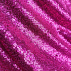 Sequin Sparkly Square Tablecloth - Fuchsia