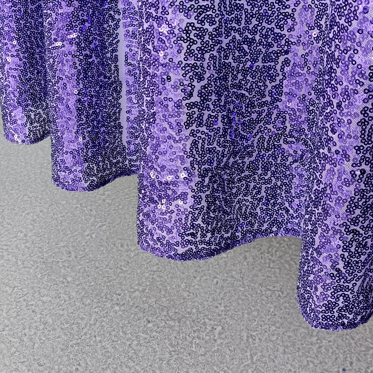 Sequin Sparkly Square Tablecloth - Purple
