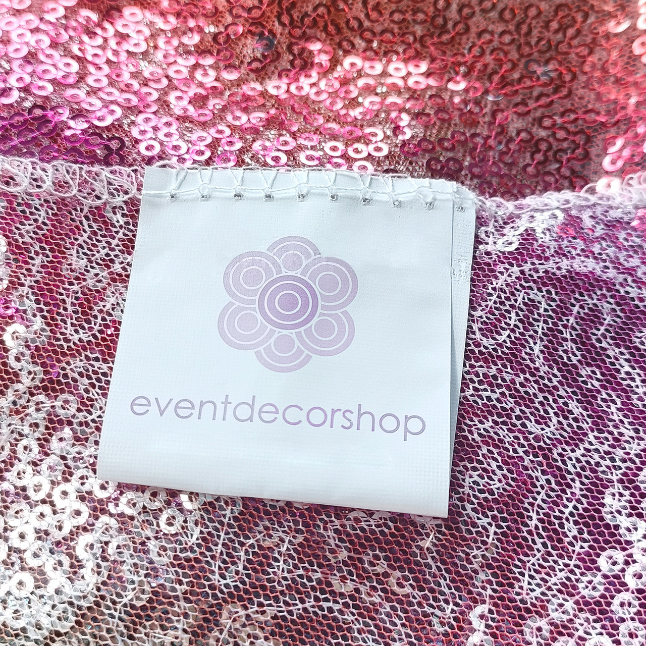 Sequin Sparkly Square Tablecloth - Rainbow