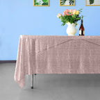 Sequin Rectangle Sparkly Tablecloth - Blush Pink