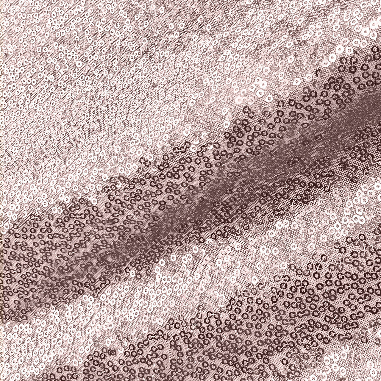 Sequin Rectangle Sparkly Tablecloth - Blush Pink
