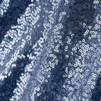Sequin Rectangle Sparkly Tablecloth - Navy
