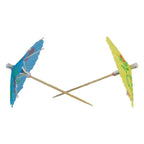 Colourful Paper Cocktail Umbrellas