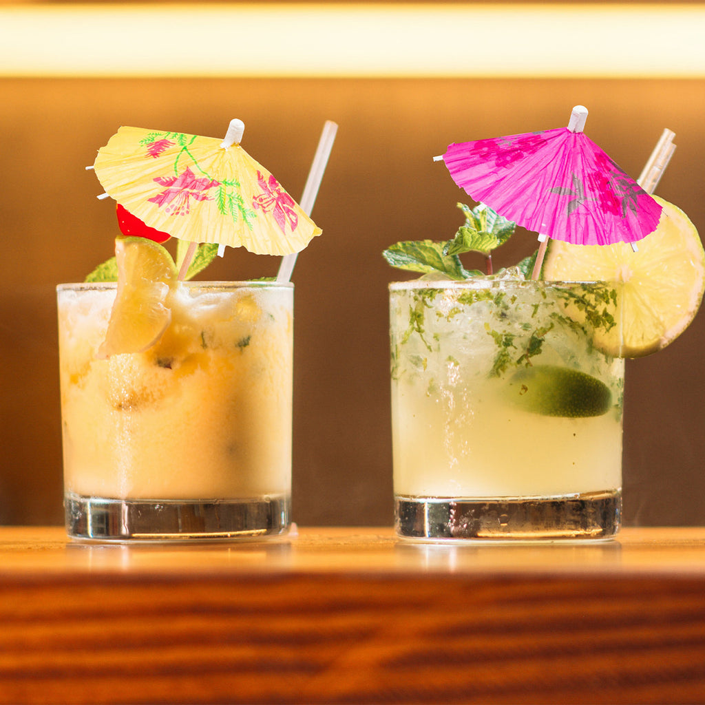 Colourful Paper Cocktail Umbrellas