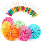 Colourful Paper Cocktail Umbrellas