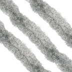 2m Christmas Tinsel Garland - Silver