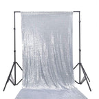 4ft x 9ft (1.3m x 3m) Sequin Backdrop Photography - Silver