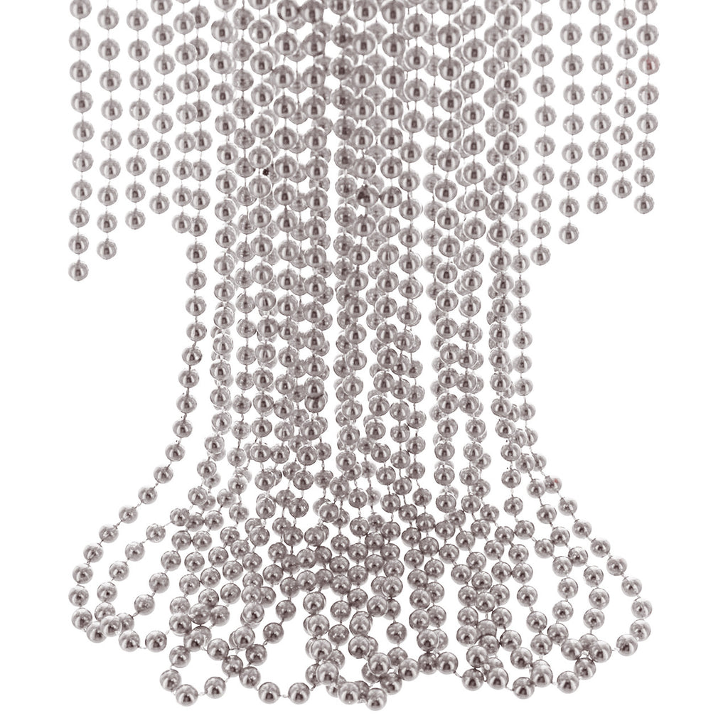 Christmas Bead Chain Garland - Silver