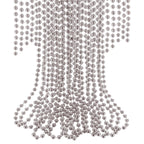 Christmas Bead Chain Garland - Silver