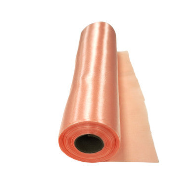 Peach Satin Fabric Roll