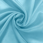 Plastic Table Cloth And Baby Blue Runner Set - 2Pcs
