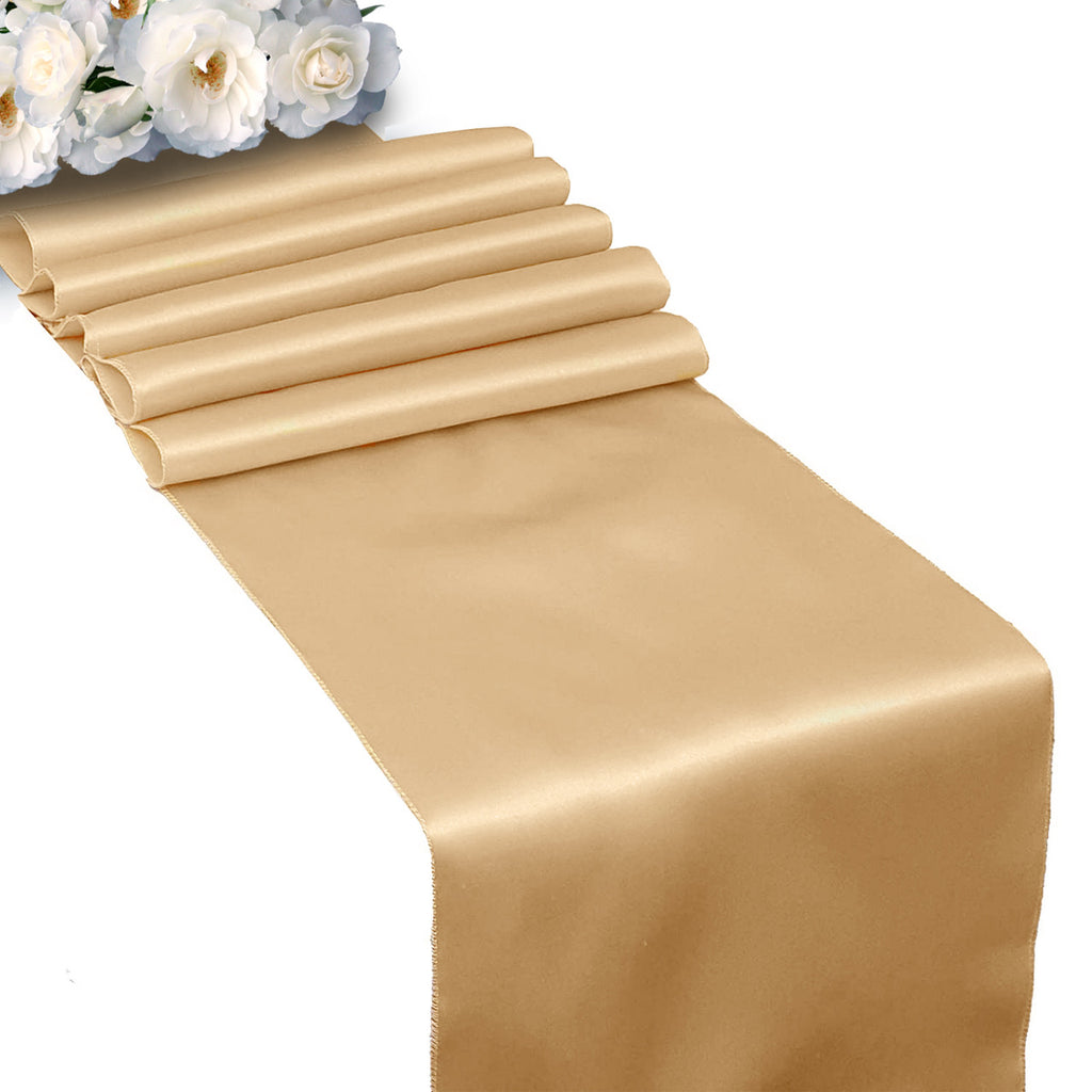 Plastic Table Cloth And Champagne Runner Set - 2Pcs
