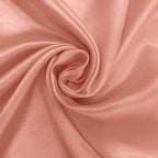 Plastic Table Cloth And Coral Satin Runner Set -  2Pcs