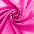 Plastic Table Cloth And Fuchsia Runner Set - 2Pcs
