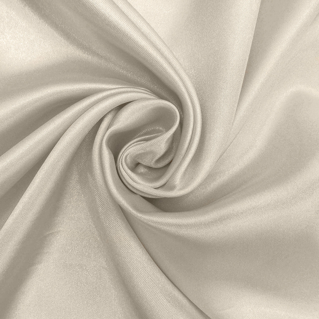 Plastic Table Cloth And Ivory Satin Runner Set - 2Pcs