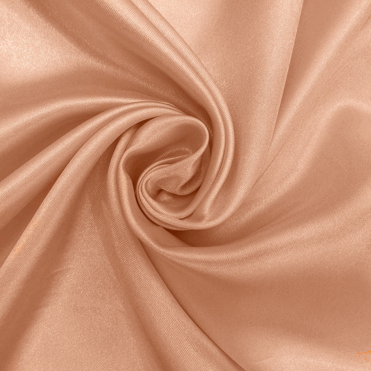 Plastic Tablecloth and Satin Table Runner Set - White & Peach