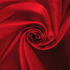 Plastic Tablecloth and Satin Table Runner Set - White & Red