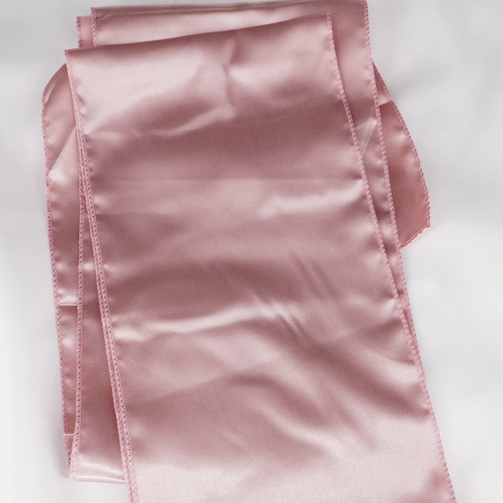 Satin Table Runner - Rose Gold (11" x 108")