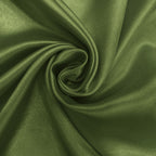 Plastic Tablecloth and Satin Table Runner Set - White & Sage Green