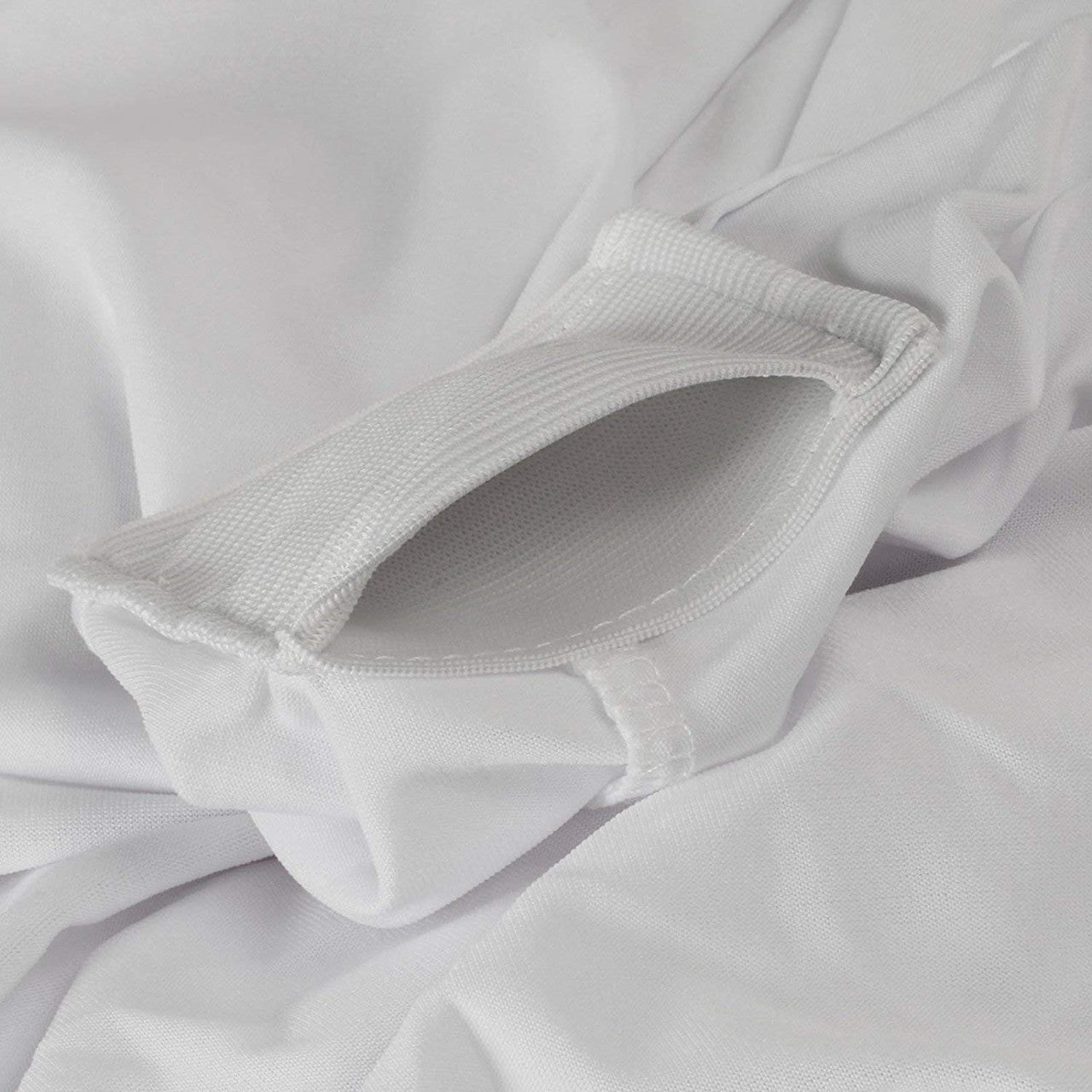 Rectangular Spandex Tablecloth - White
