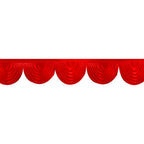 3m Ice Silk Detachable Swag for Photography Backdrop - Red