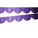 3m Ice Silk Detachable Swag for Photography Backdrop - Purple