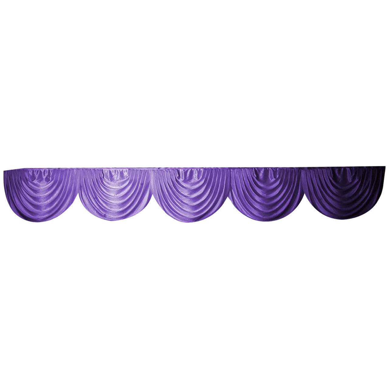 3m Ice Silk Detachable Swag for Photography Backdrop - Purple