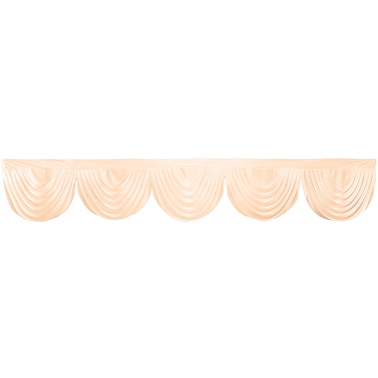 3m Ice Silk Detachable Swag for Photography Backdrop - Rose Gol