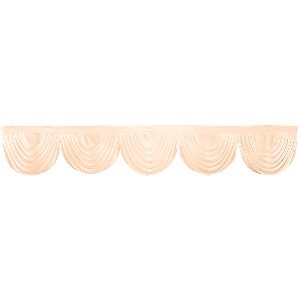 3m Ice Silk Detachable Swag for Photography Backdrop - Rose Gol