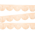 3m Ice Silk Detachable Swag for Photography Backdrop - Rose Gol