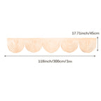 3m Ice Silk Detachable Swag for Photography Backdrop - Rose Gol