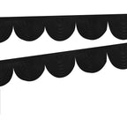 3m Ice Silk Detachable Swag for Photography Backdrop - Black