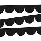 3m Ice Silk Detachable Swag for Photography Backdrop - Black