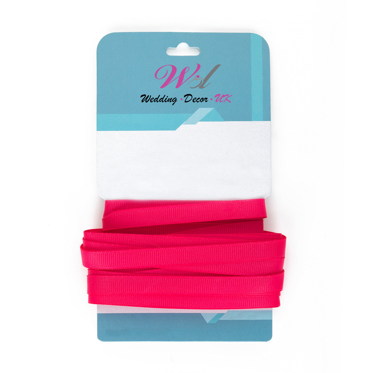 Double Sided Grosgrain Ribbon - Shocking Pink