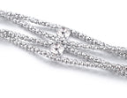 Silver Diamante Chain with Charms