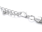 Silver Diamante Chain with Charms