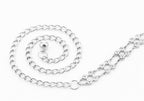 Layered Diamante Beads Chain Belt