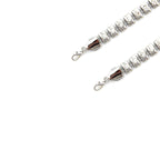 Chain Belt with Diamante - Silver